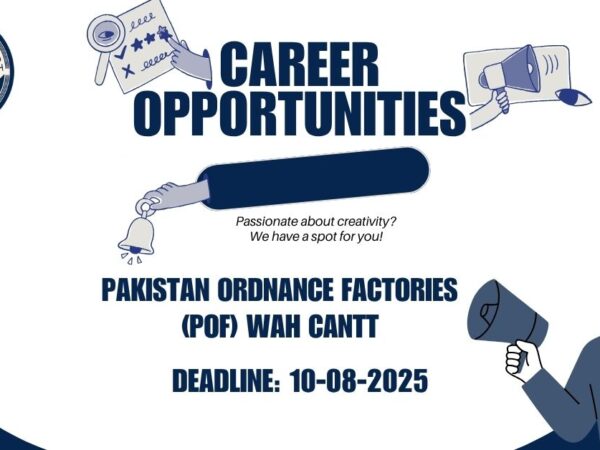 Pakistan Ordnance Factories (POF) Wah Cantt Jobs 2025