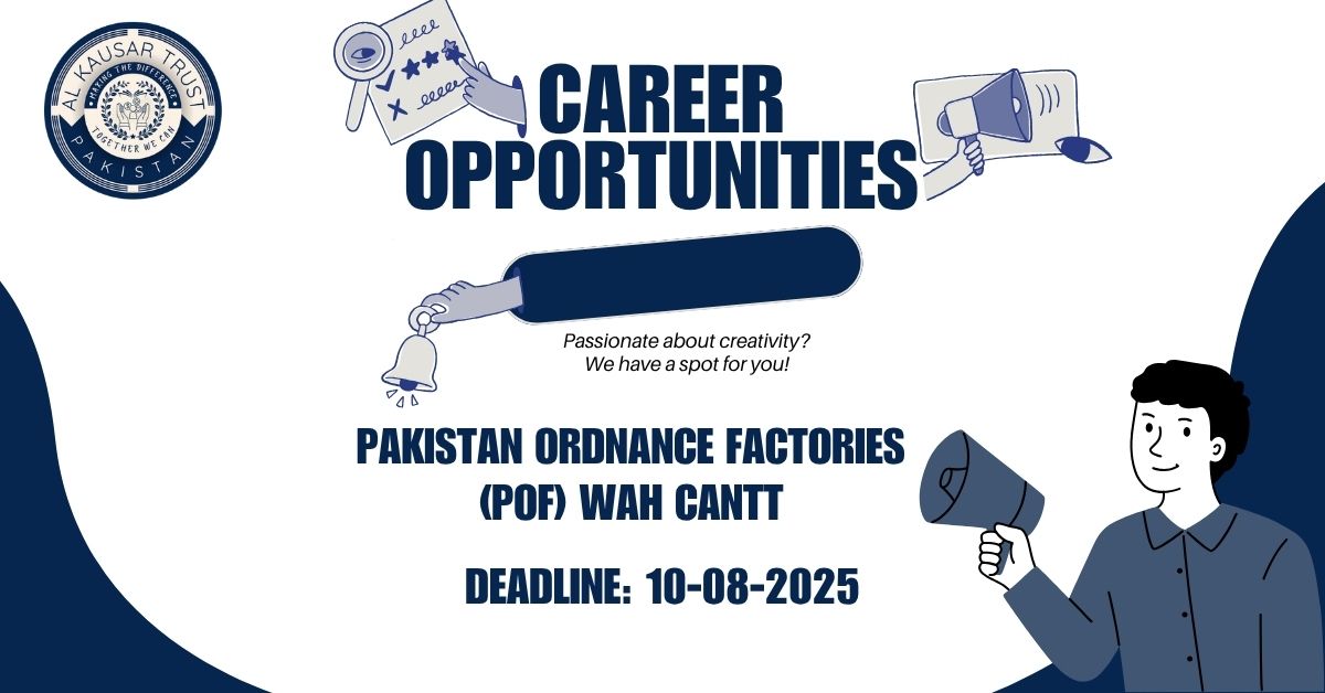 Pakistan Ordnance Factories (POF) Wah Cantt Jobs 2025