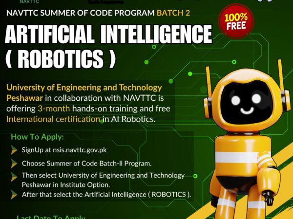 🚀 Apply for NAVTTC Summer of Code 2025 (Batch II) Free Training
