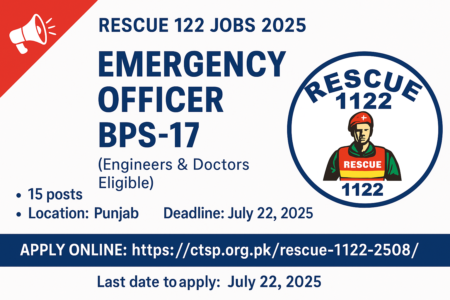 🚨 Rescue 1122 Jobs 2025