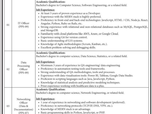 📢 Sindh Health Department Jobs 2025