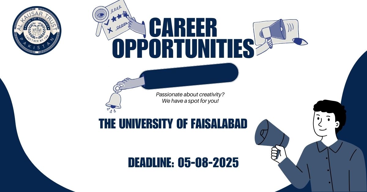 The University of Faisalabad Faculty Positions 2025