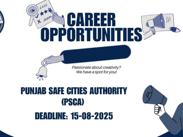 Punjab Safe Cities Authority (PSCA) Recruitment 2025