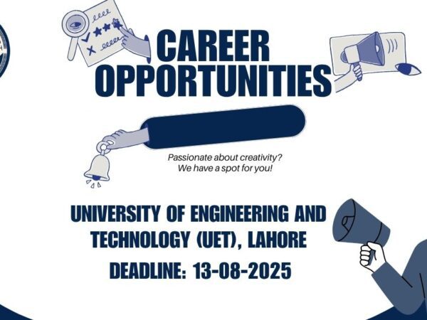 University of Engineering and Technology (UET) Lahore Jobs 2025