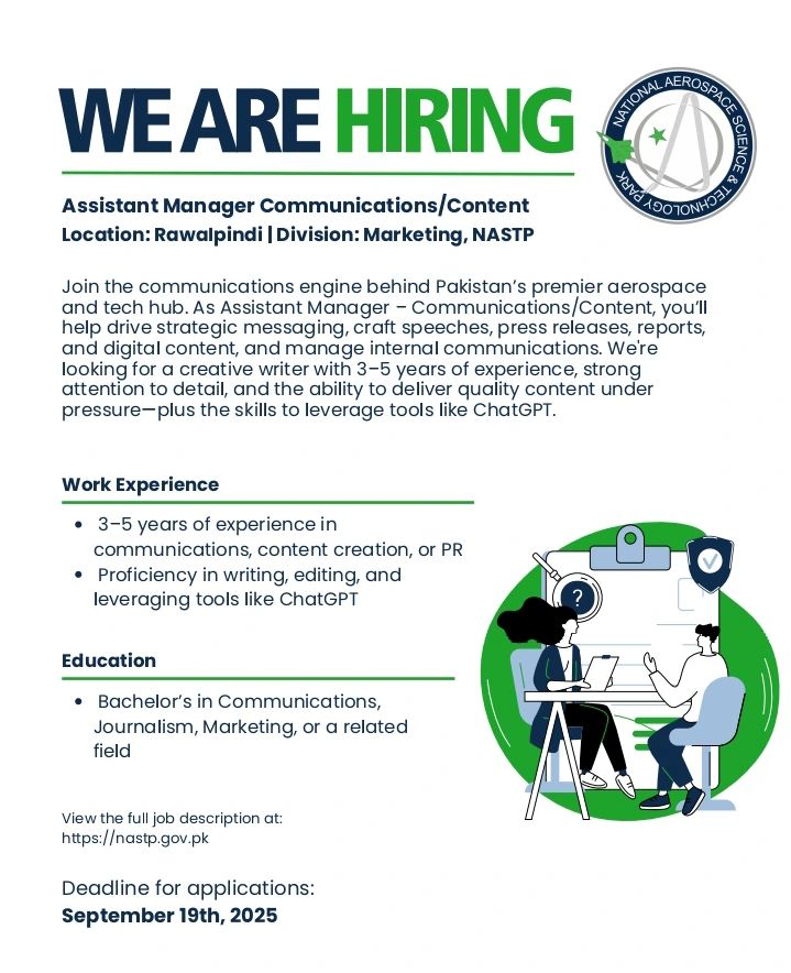 NASTP Rawalpindi Jobs