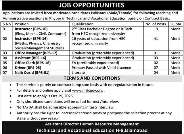 Technical and Vocational Education