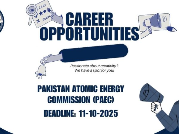 Pakistan Atomic Energy Commission (PAEC)- Staff Jobs