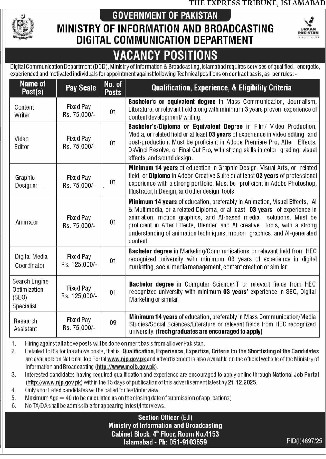 Ministry of Information & Broadcasting