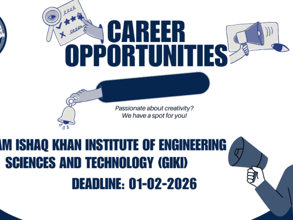 GIK Institute Jobs 2026