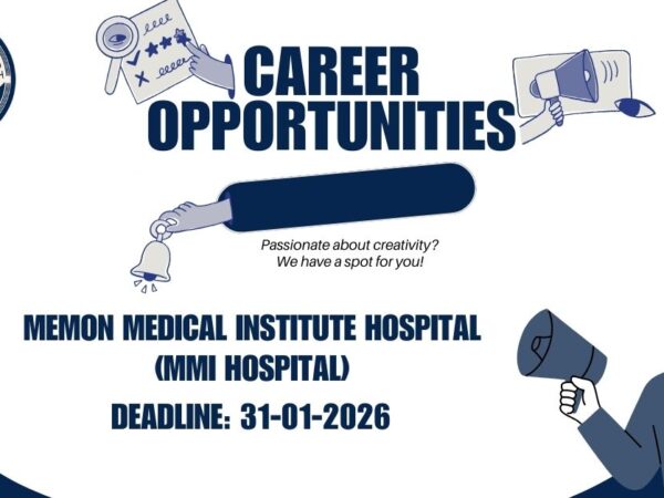 Memon Medical Institute Hospital Jobs 2026