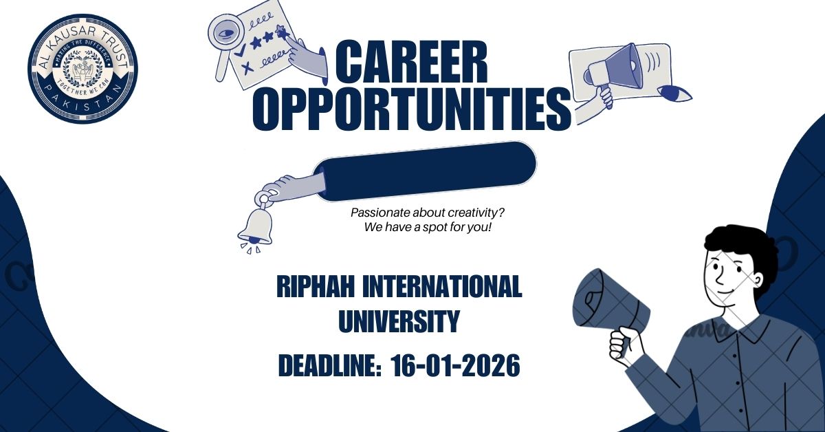 Riphah International University Jobs 2026
