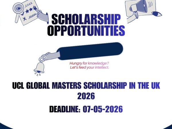 UCL Global Masters Scholarship 2026