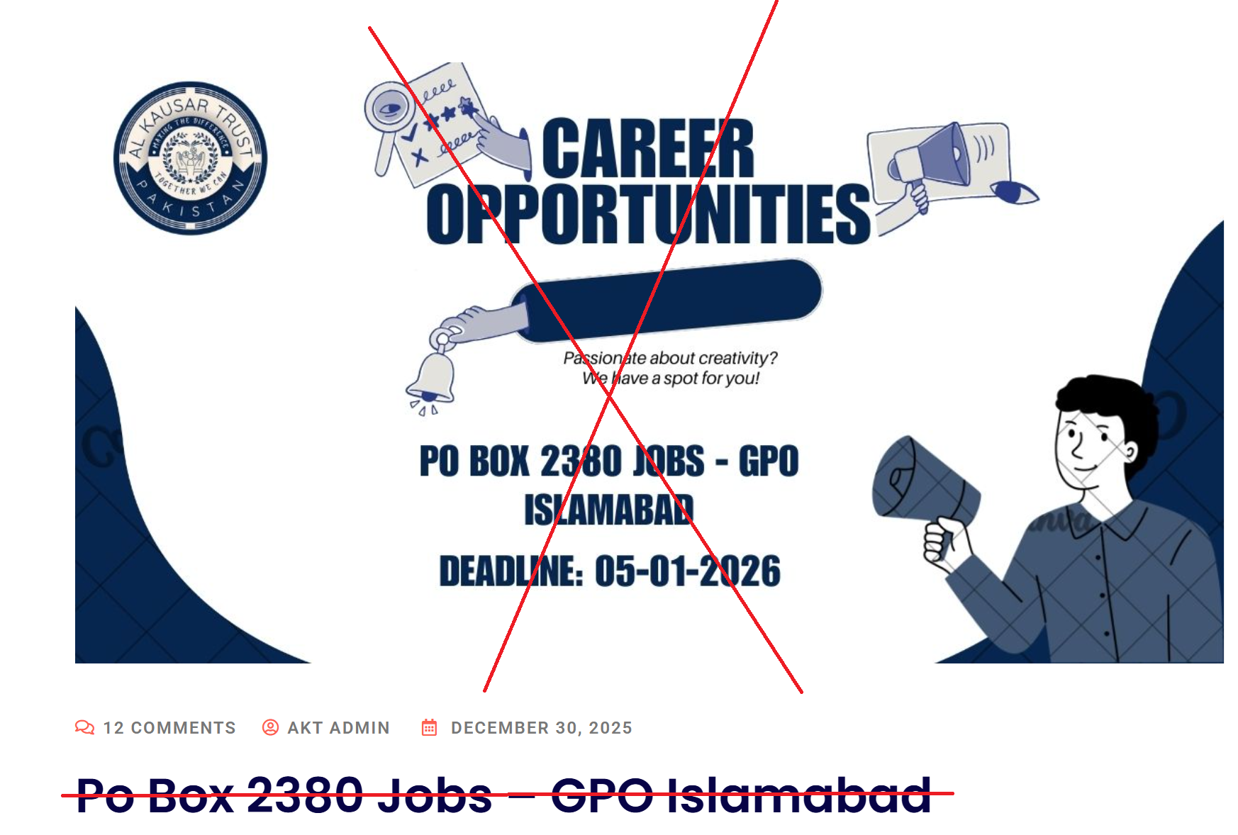 Important Notice – Public Apology & Clarification