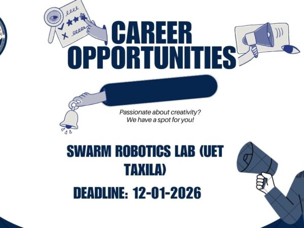 UET Taxila Jobs 2026 – Swarm Robotics Lab