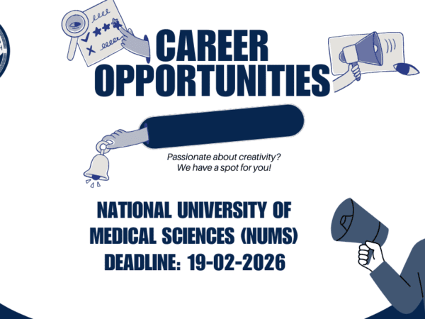 National University of Medical Sciences Jobs 2026