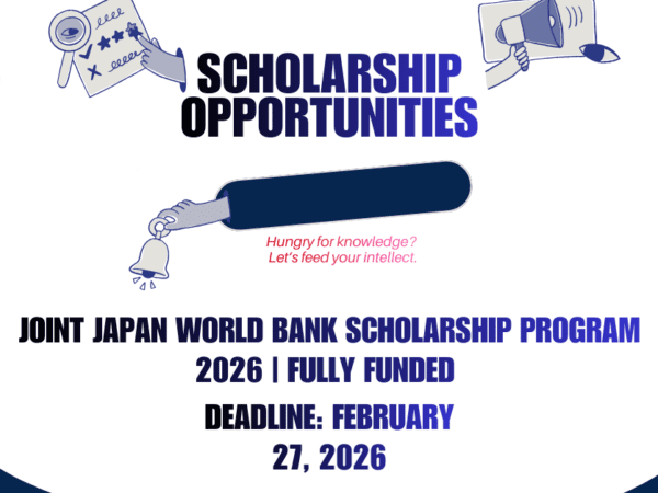 Joint Japan World Bank Scholarship Program 2026