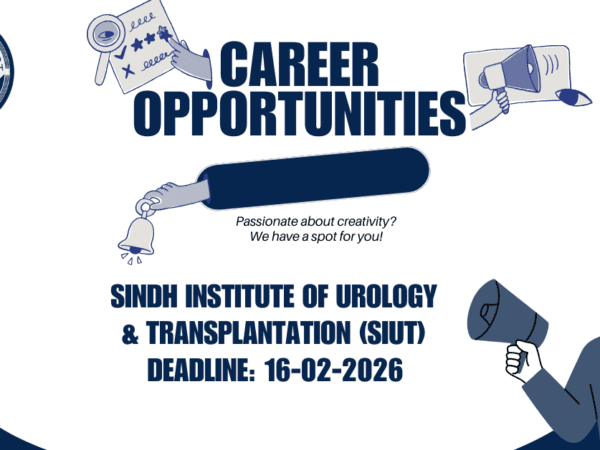 Sindh Institute of Urology & Transplantation (SIUT) Jobs 2026