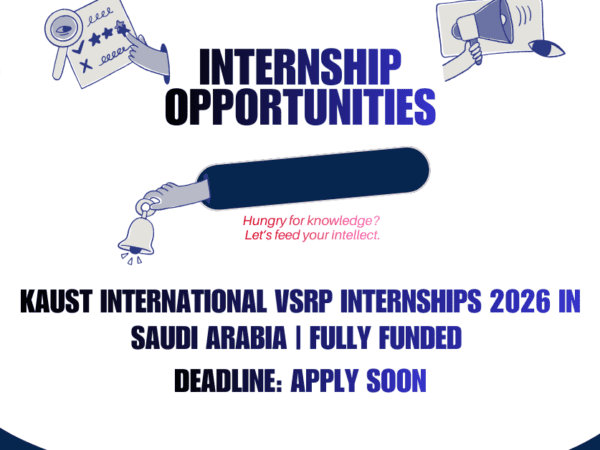 KAUST VSRP Internships 2026 in Saudi Arabia