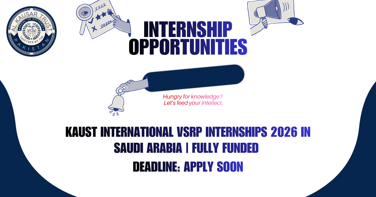 KAUST VSRP Internships 2026 in Saudi Arabia